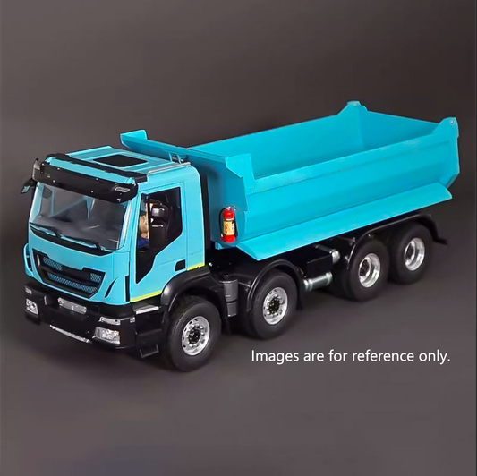Second Hand CA Stock 8x8 1:14 Hydraulic Radio Control Tipper Car RC 2-speed Dump Truck Sound Light