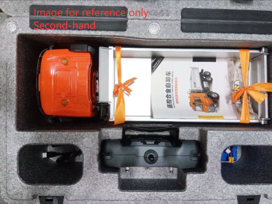Second Hand US Stock 1/14 HUINA 1598 2.4G Remote Control Dumper 6¡Á6 Engineering Transport Vehicle Lifting Rod Tipper Car Light Sound Battery Toys