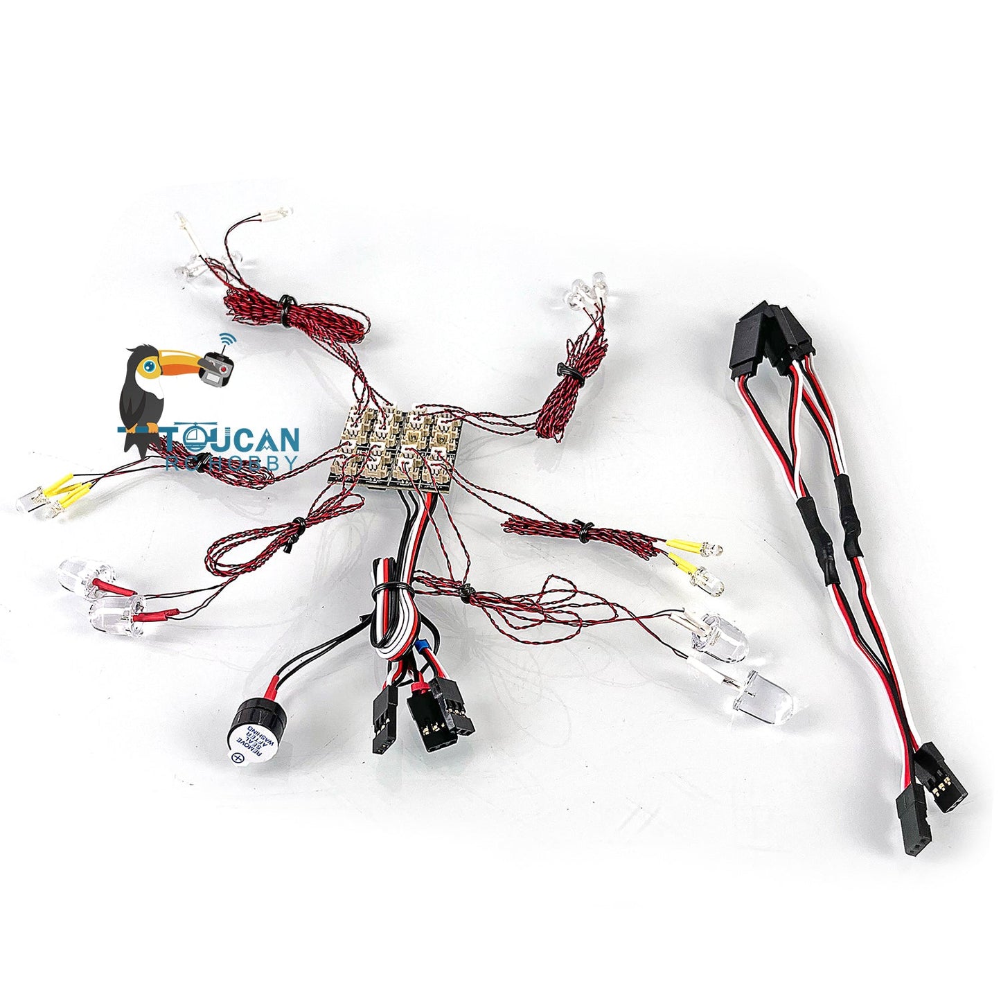 LED Light System For 1/14 JDM-98 Hydraulic RC Loader Model RC Bulldozer Model DIY Parts