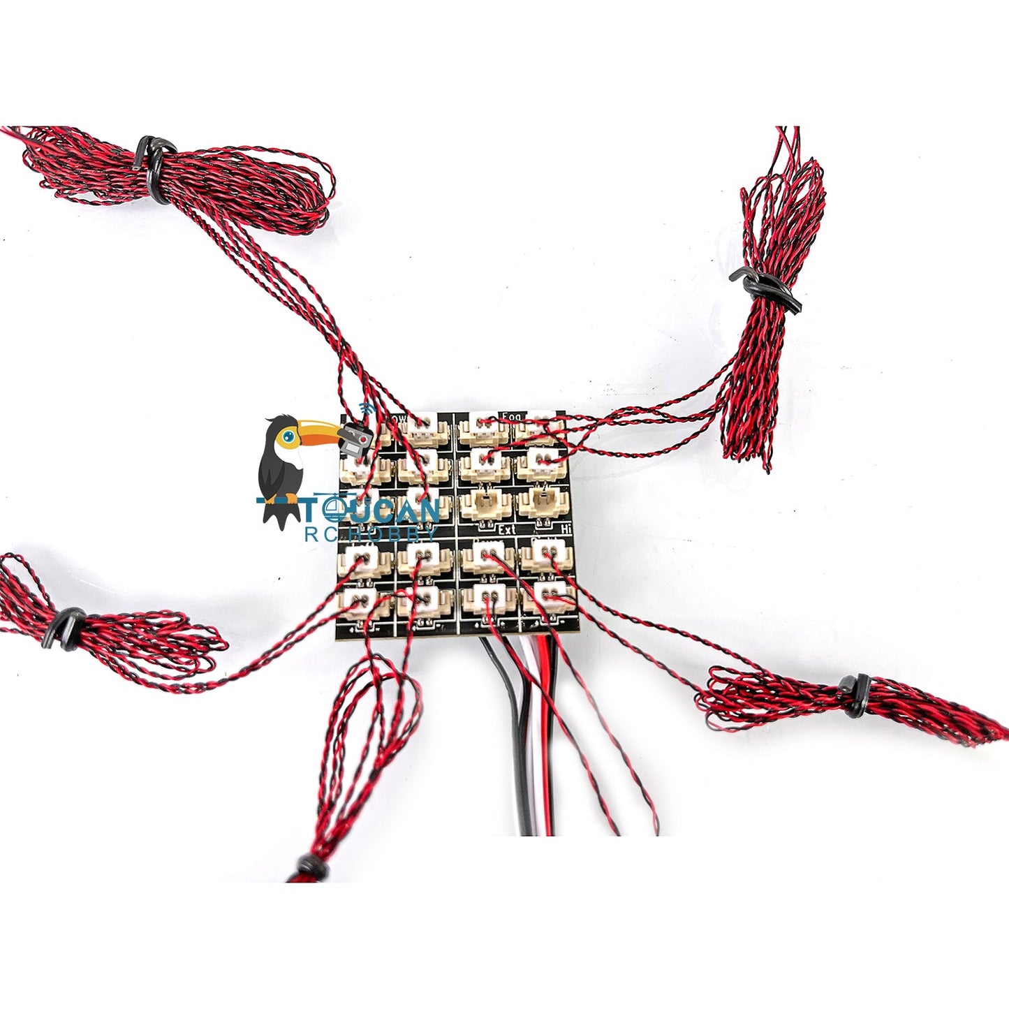 LED Light System For 1/14 JDM-98 Hydraulic RC Loader Model RC Bulldozer Model DIY Parts