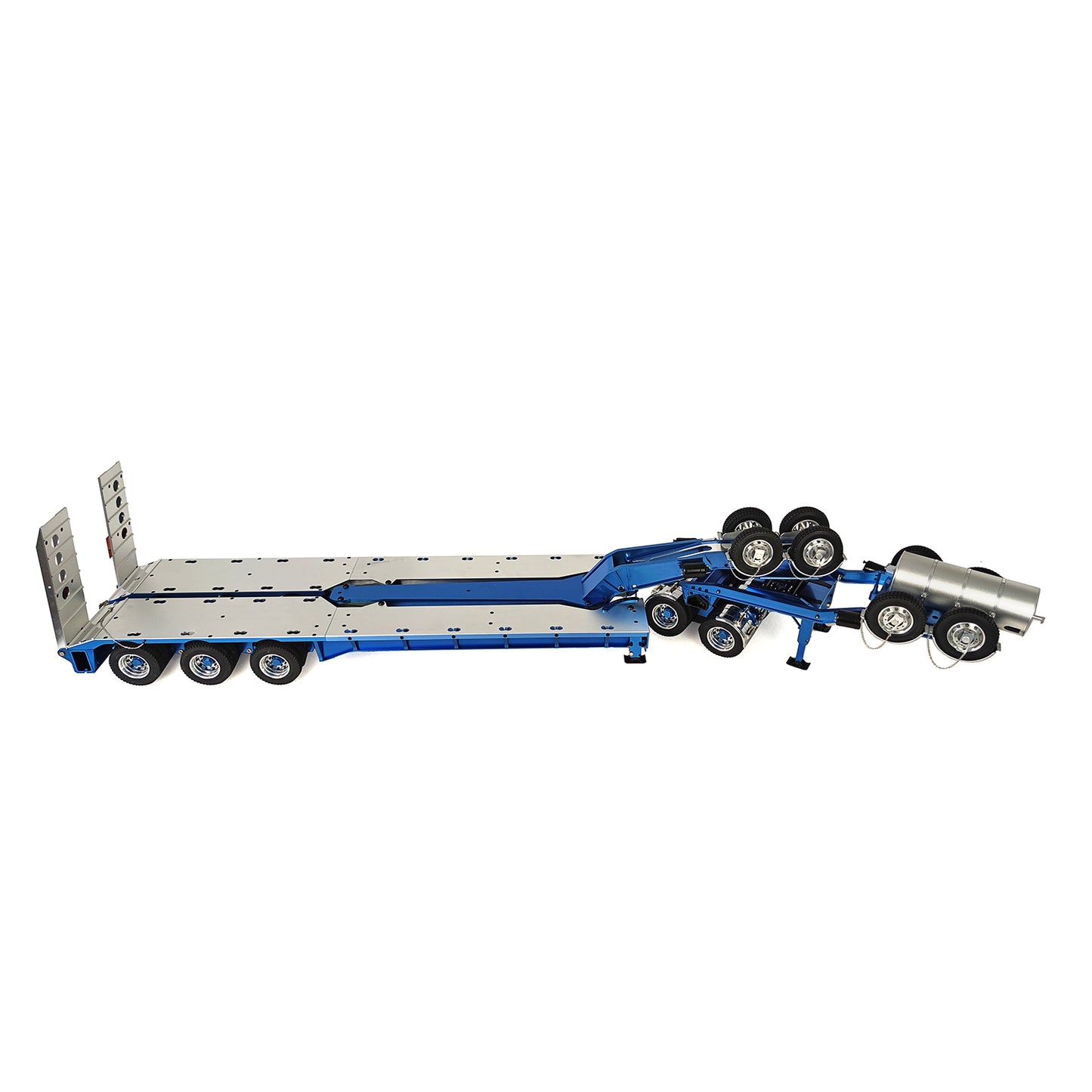 US STOCK JDMODEL 1.5M Metal Drake Trailer for 1/14 TAMIYA Tractor Truck 1/12 DIY Model