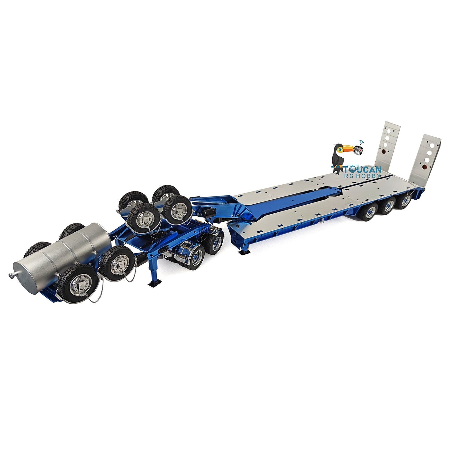 IN STOCK JDMODEL 1.5M/59 Inches Metal Drake Trailer Variable Width for 1/14 TAMIIYA RC Tractor Remote Control Truck Work With 1/12 Trucks