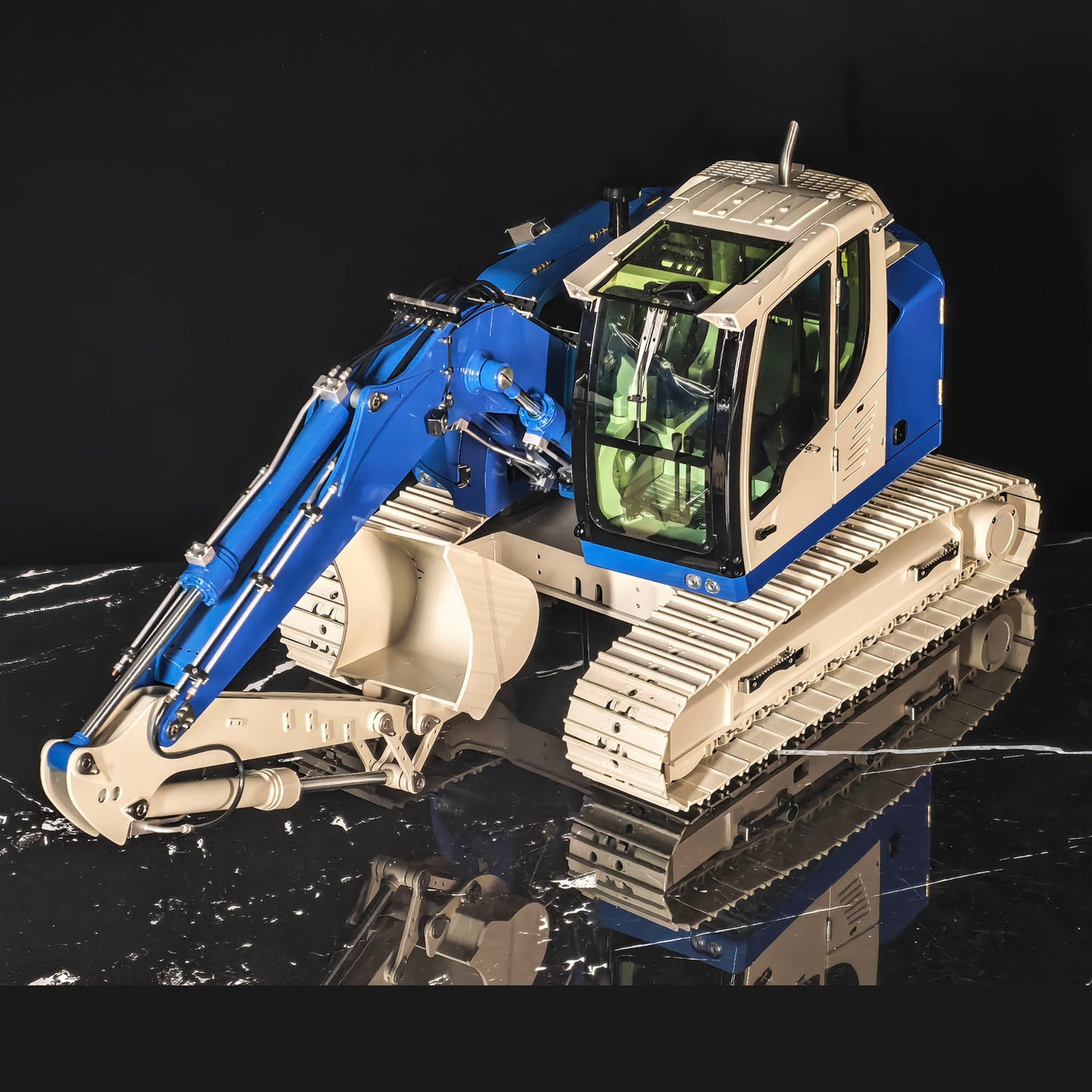 1/14 Metal 2Arms RC Hydraulic Tracked Excavator JDM-208 R920 3CH Radio Control Digger Engineering Vehicle  Flysky ST8