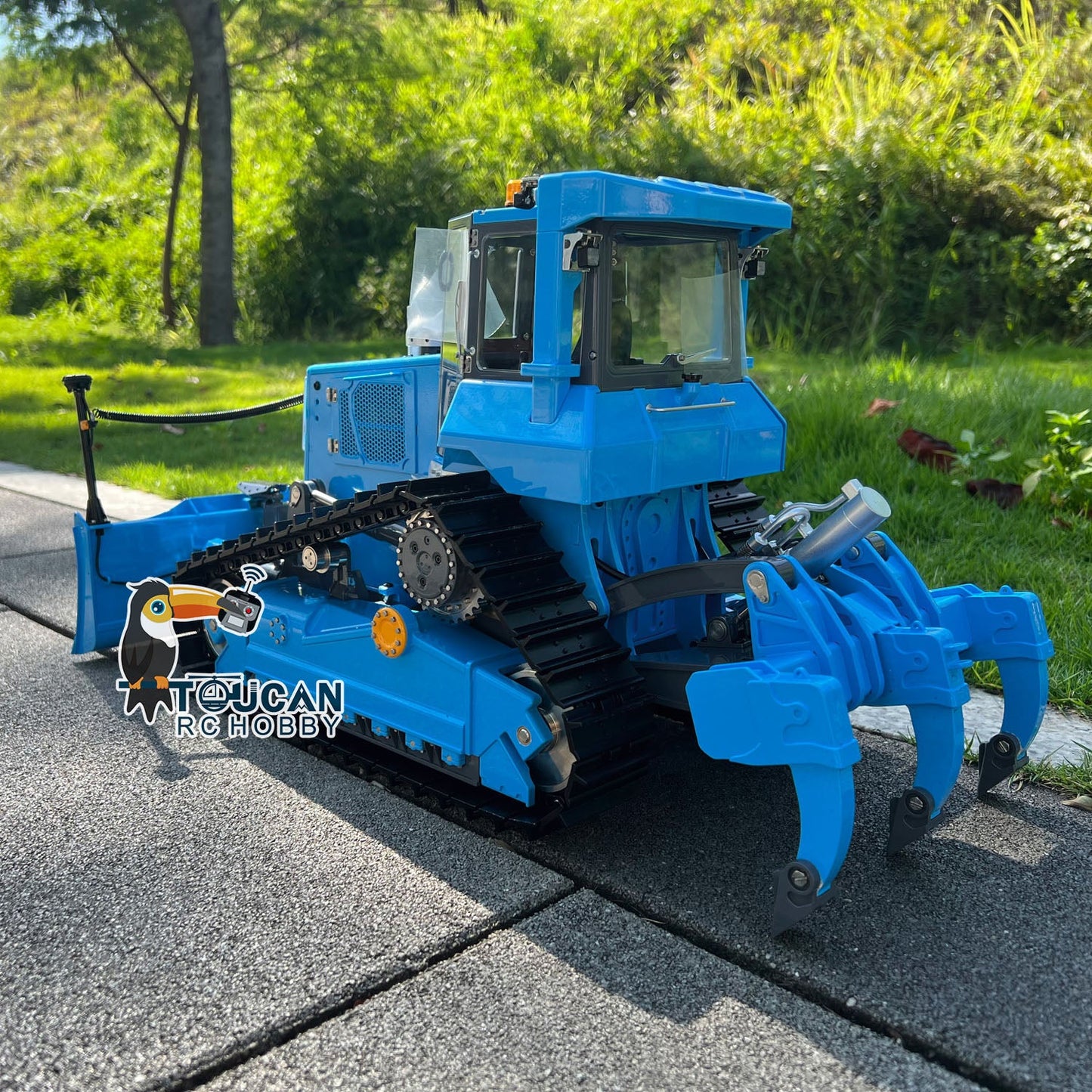 LESU 1/14 Aoue DT60 RC Hydraulic Bulldozer Remote Control Crawler Dozer Assembled Painted Almost RTR Ready to Run Metal Tracks