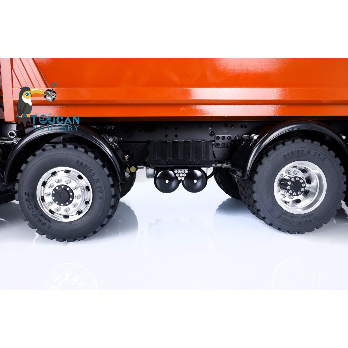 LESU 8x8 1/14 RC Hydraulic Lifting Dumper Truck Model Radio Control Painted Car 540 Power Motor 2-speed High Torque Transmission