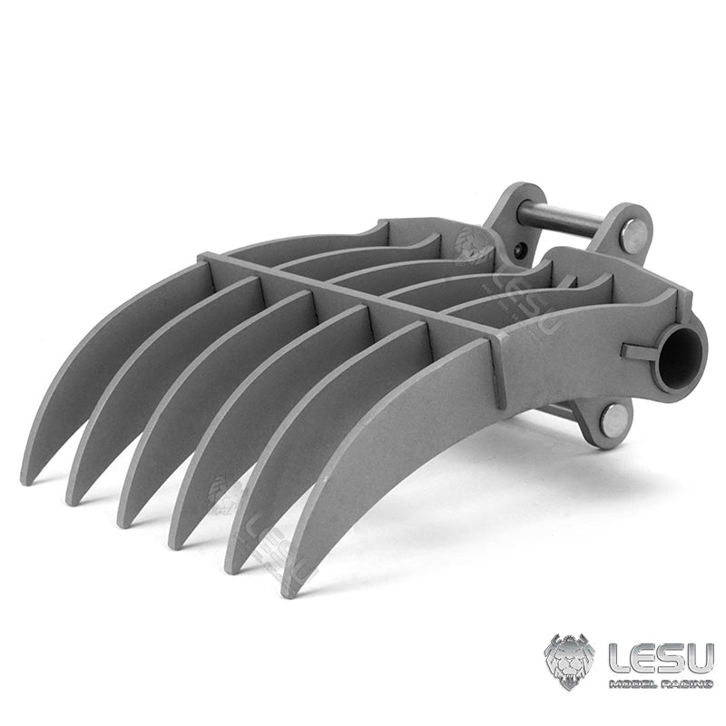 Metal Trailer Ripper Compactor Bucket Tree Digging Tool Scraper for 1/14 LESU PC360 AC360 RC Hydraulic Excavator DIY Model