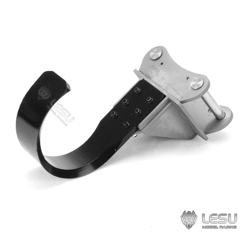 LESU 1/14 PC360 Hydraulic RC Excavator Metal Tracks Ripper Pump Grab Bucket fork Bucket Crusher Trailer Digging Tool Rack