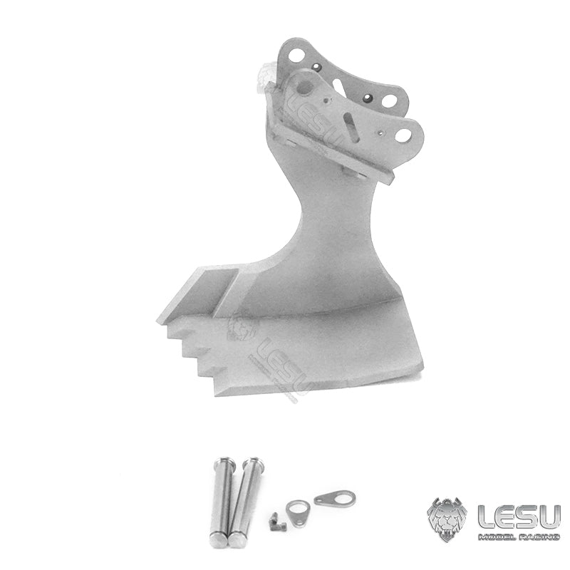 Metal Trailer Ripper Compactor Bucket Tree Digging Tool Scraper for 1/14 LESU PC360 AC360 RC Hydraulic Excavator DIY Model