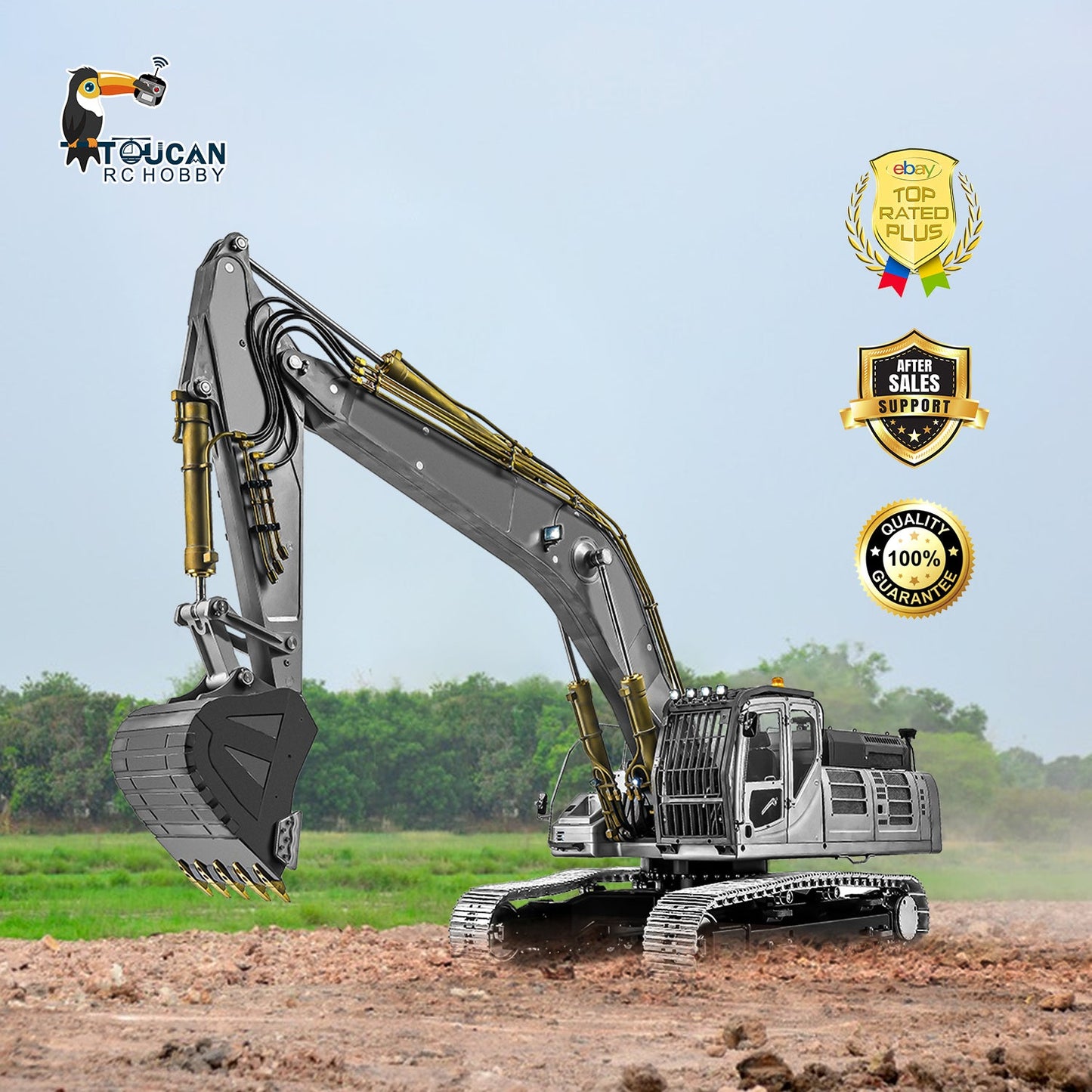 LESU 1/14 RC Hydraulic Euipment Excavator AOUE SK500 Metal Remote Controlled Digger Kits Hobby Model with Servo ESC Motor