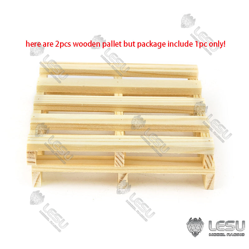 LESU 1/14 Hydraulic Lind RC Forklift Transfer Truck ESC Motor Model Light Sound Rear Front Wheel Tyre Wooden Pallet Wheel Hub