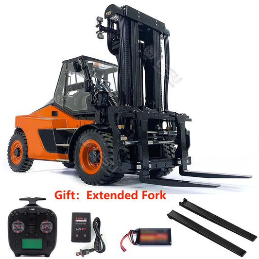 LESU 1/14 RTR Aoue-LD160S Hydraulic RC Forklift Truck Painted Assembled DIY Model W/ Openable Door Sound Light System