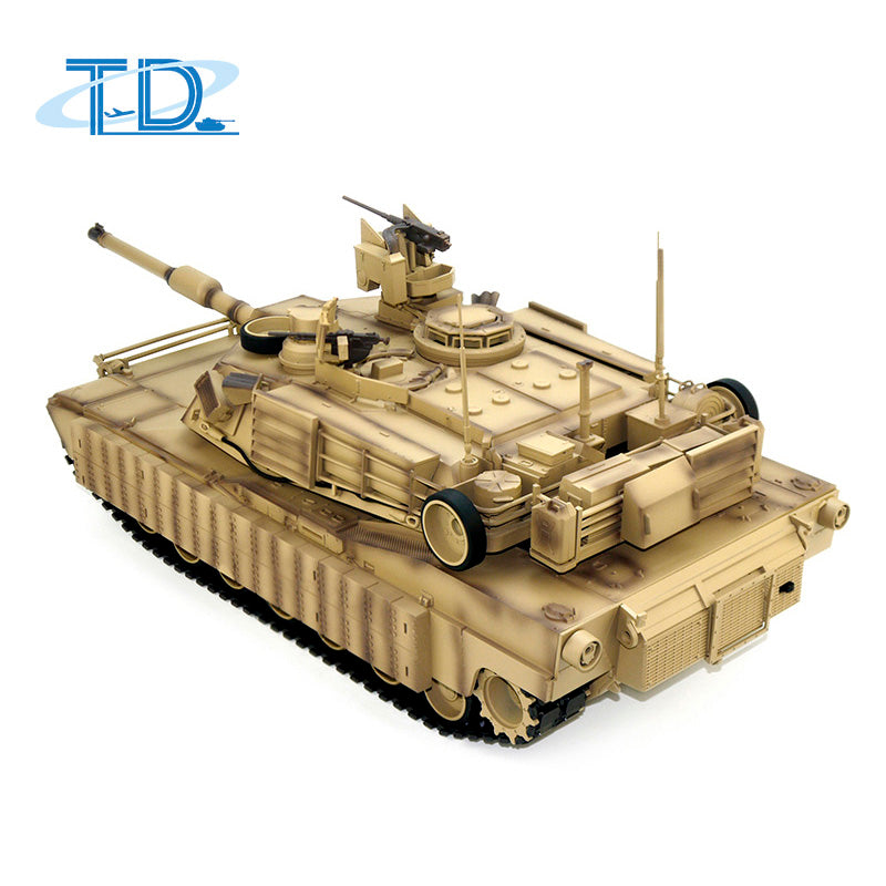 1/16 Tongde RC Infrared Battle Tank Radio Control Panzer M1A2 SEP V2 Abrams Electric Military Tanks 320 Rotation Simulation Model