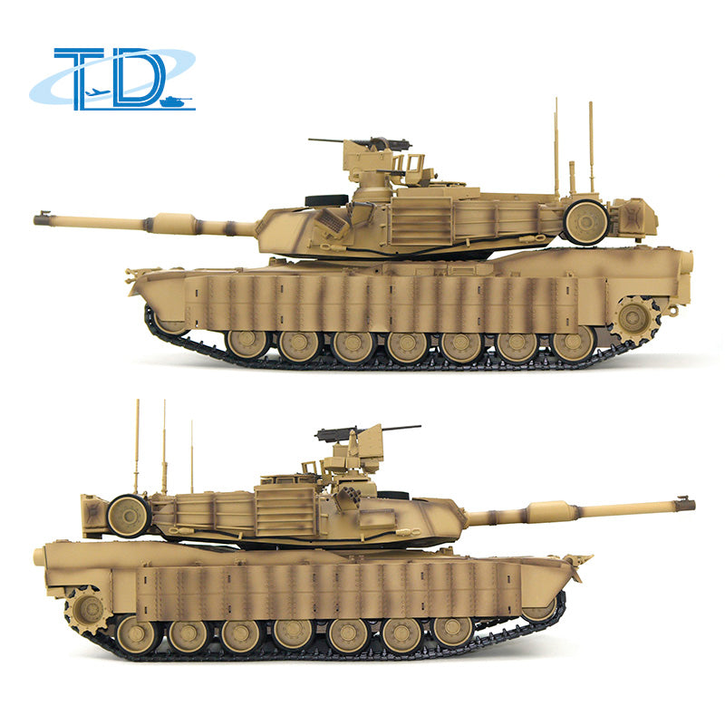 1/16 Tongde RC Infrared Battle Tank Radio Control Panzer M1A2 SEP V2 Abrams Electric Military Tanks 320 Rotation Simulation Model