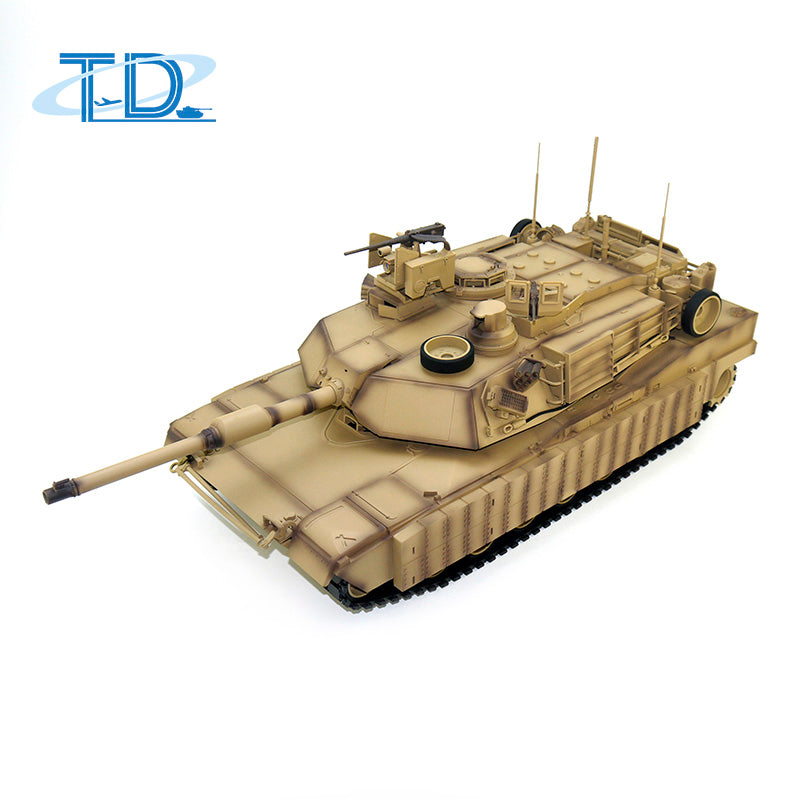 1/16 Tongde RC Infrared Battle Tank Radio Control Panzer M1A2 SEP V2 Abrams Electric Military Tanks 320 Rotation Simulation Model