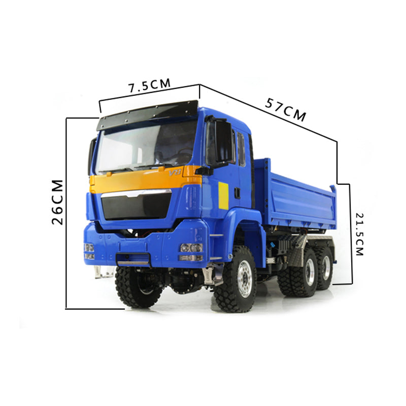 LESU 1/14 TGS Three-way RC Dumper Remote Controlled Truck Hydraulic Hobby Model Lights Sound ESC Cab 3Speed Gearbox