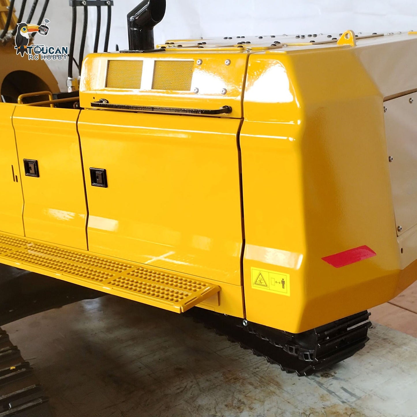 Huge 1/8 RC Hydraulic Excavator 395 C395 Metal Heavy Duty Digger RTR Radio Controlled Construction Vehicles Models Flysky Radio