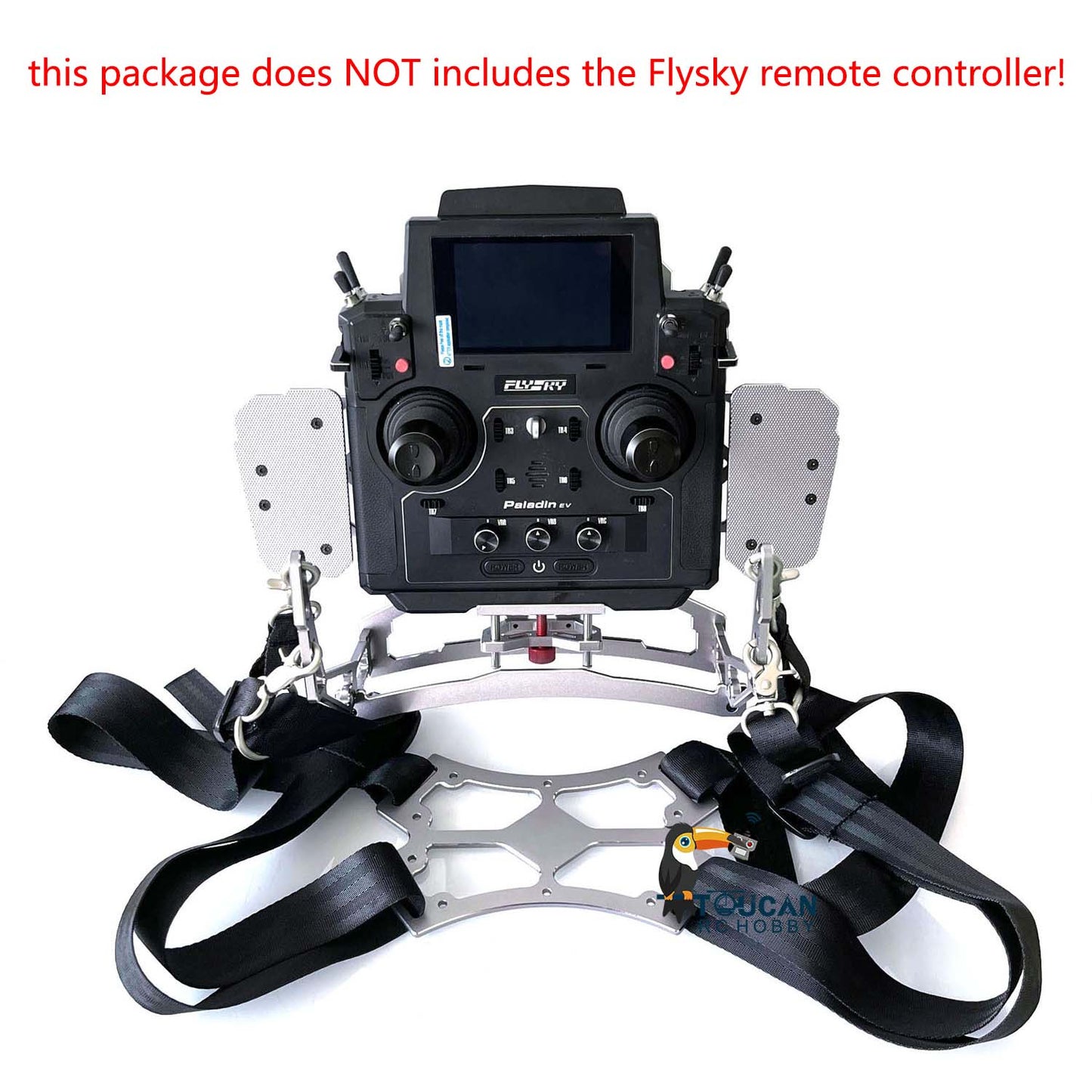 MTM Metal Tray Holder with Strap for Flysky Paladin PL18EV Remote Controller RC Vehicle Truck Excavator Model Accessories Parts