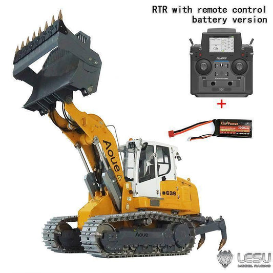 LESU 1/14 Metal Painted RC Loader 636 Radio Controlled Construction Vehicles W/ Sound Light Hydraulic System Decal