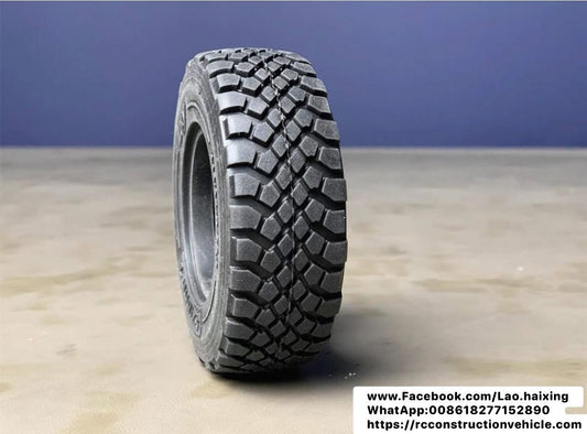 Free shipping Wheel Metal Hub Rubber Tire for 1/14 RC Hydraulic Radio Control Dump Truck Model Car DIY