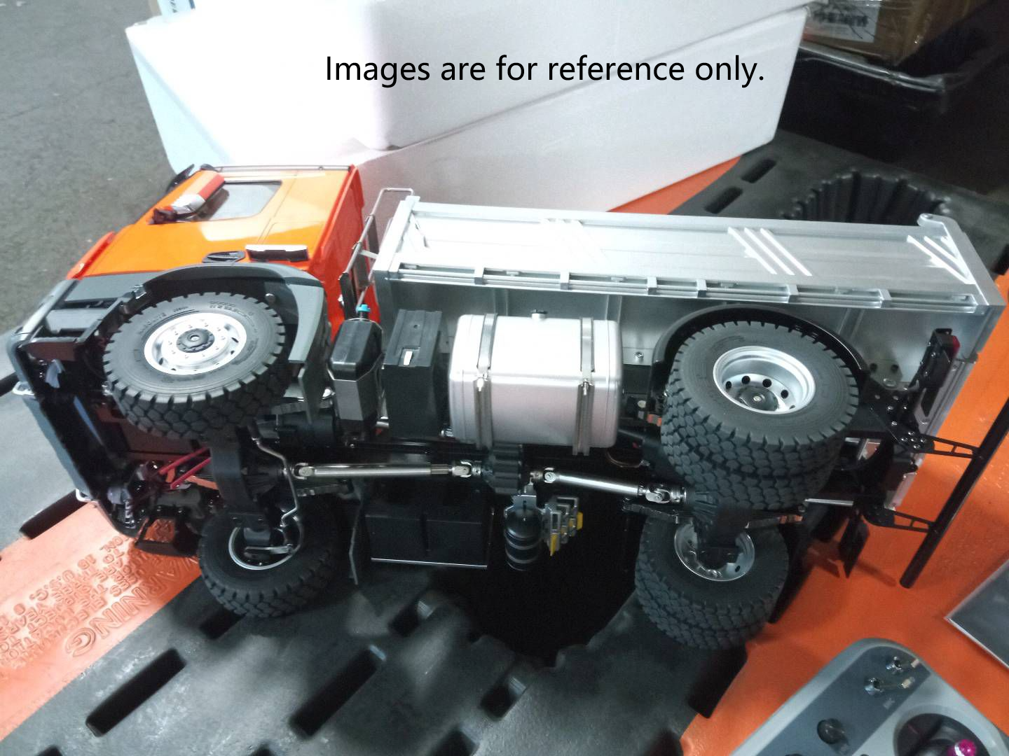 Second Hand US Stock 1/14 Kabolite 5701 RC Dump Truck 4x4 Remote Control Dumper Car Sound Light Model