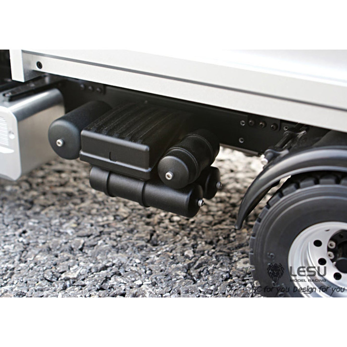 LESU 1/14 6*6 Metal Hydraulic Dumper Radio Control Truck ESC Gearbox Battery & Charger& Radio System 540 Power Motor