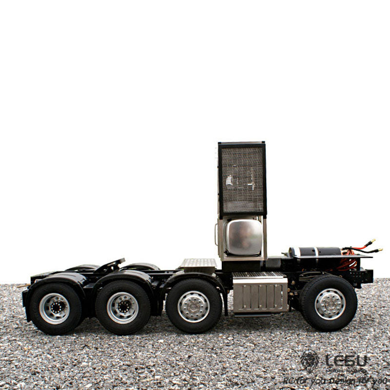 LESU 1:14 8*8 Metal 3363 RC Tractor Truck Radio Controlled Assembled Chassis Motor Servos DIY Cars Construction Vehicle Simulation