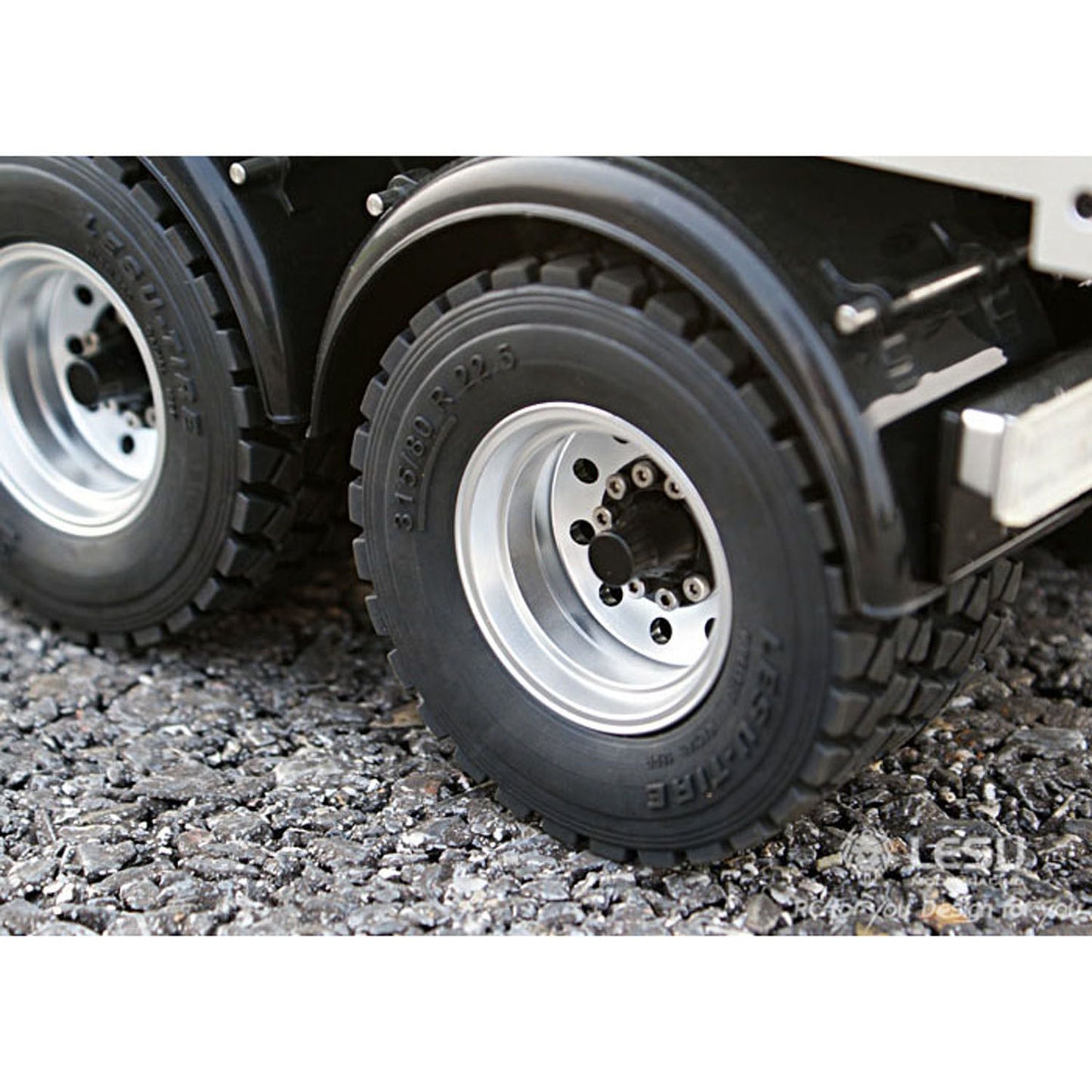 LESU 1/14 6*6 Metal Hydraulic Dumper Radio Control Truck ESC Gearbox Battery & Charger& Radio System 540 Power Motor