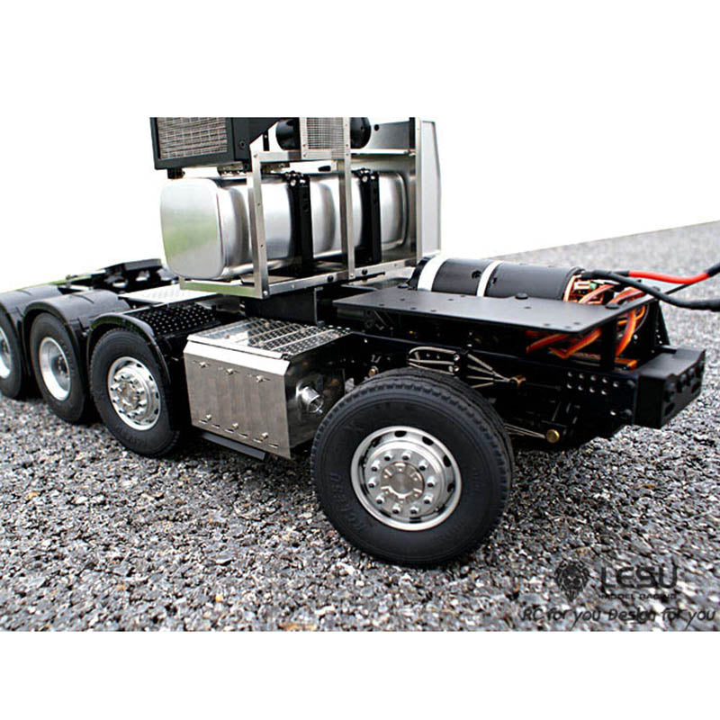 LESU 1:14 8*8 Metal 3363 RC Tractor Truck Radio Controlled Assembled Chassis Motor Servos DIY Cars Construction Vehicle Simulation