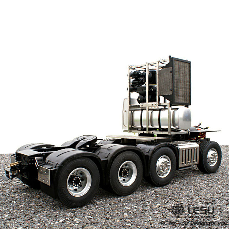 LESU 1:14 8*8 Metal 3363 RC Tractor Truck Radio Controlled Assembled Chassis Motor Servos DIY Cars Construction Vehicle Simulation