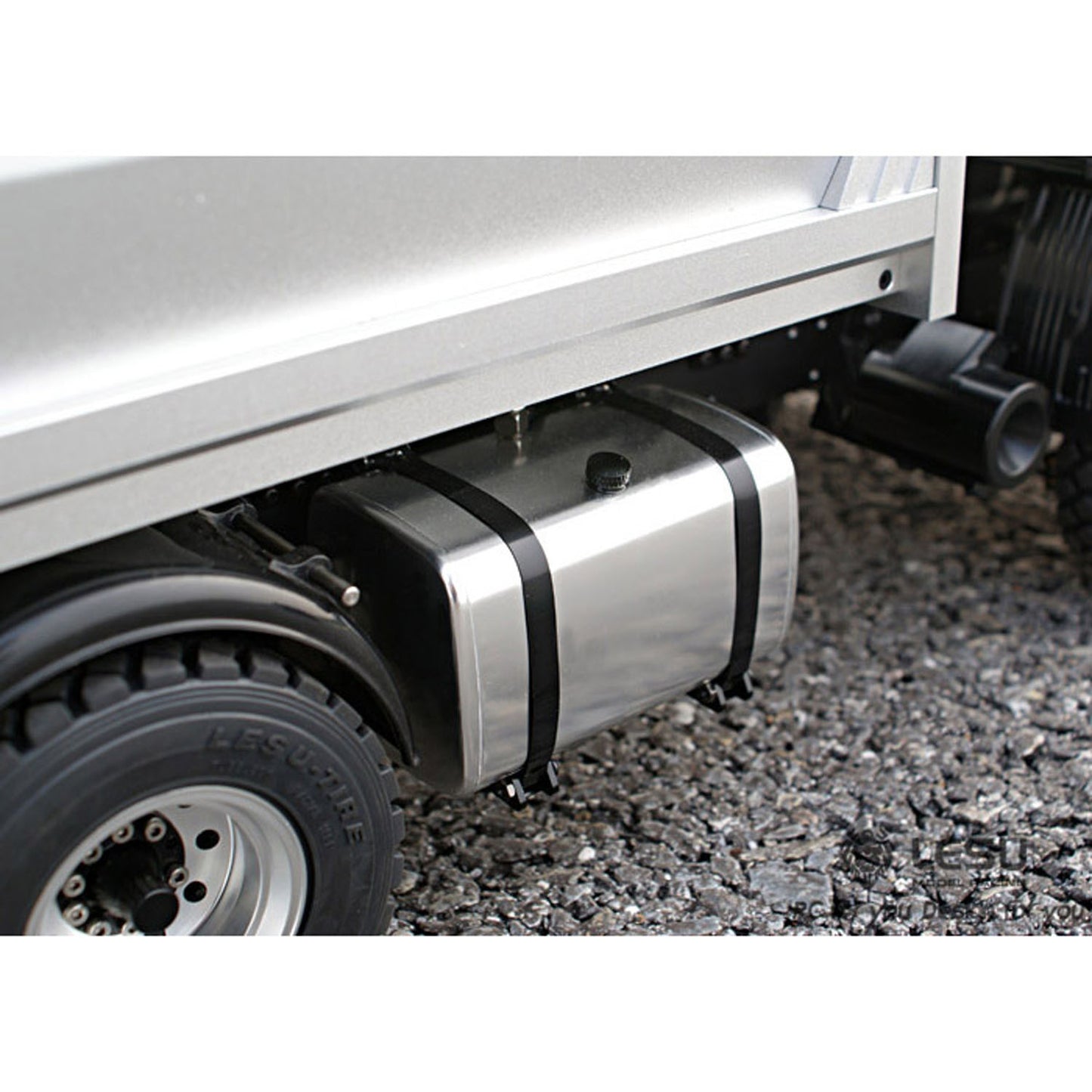 LESU 1/14 6*6 Metal Hydraulic Dumper Radio Control Truck ESC Gearbox Battery & Charger& Radio System 540 Power Motor