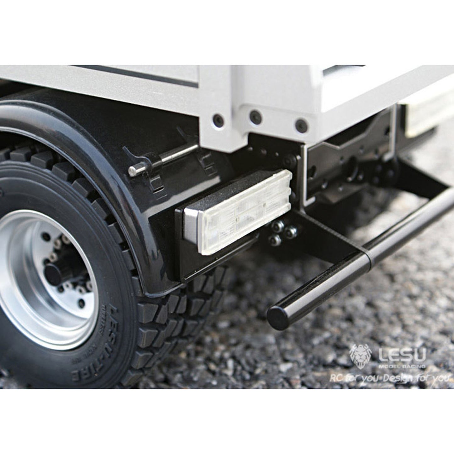 LESU 1/14 6*6 Metal Hydraulic Dumper Radio Control Truck ESC Gearbox Battery & Charger& Radio System 540 Power Motor