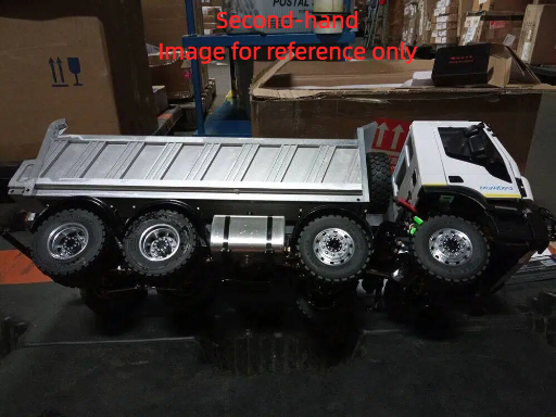 Second Hand US Stock 8X8 Differential Lock Axles Chassis 1/14 LESU Hydraulic RC Dumper Trucks RTR Remote Control Dump Car I6S Radio