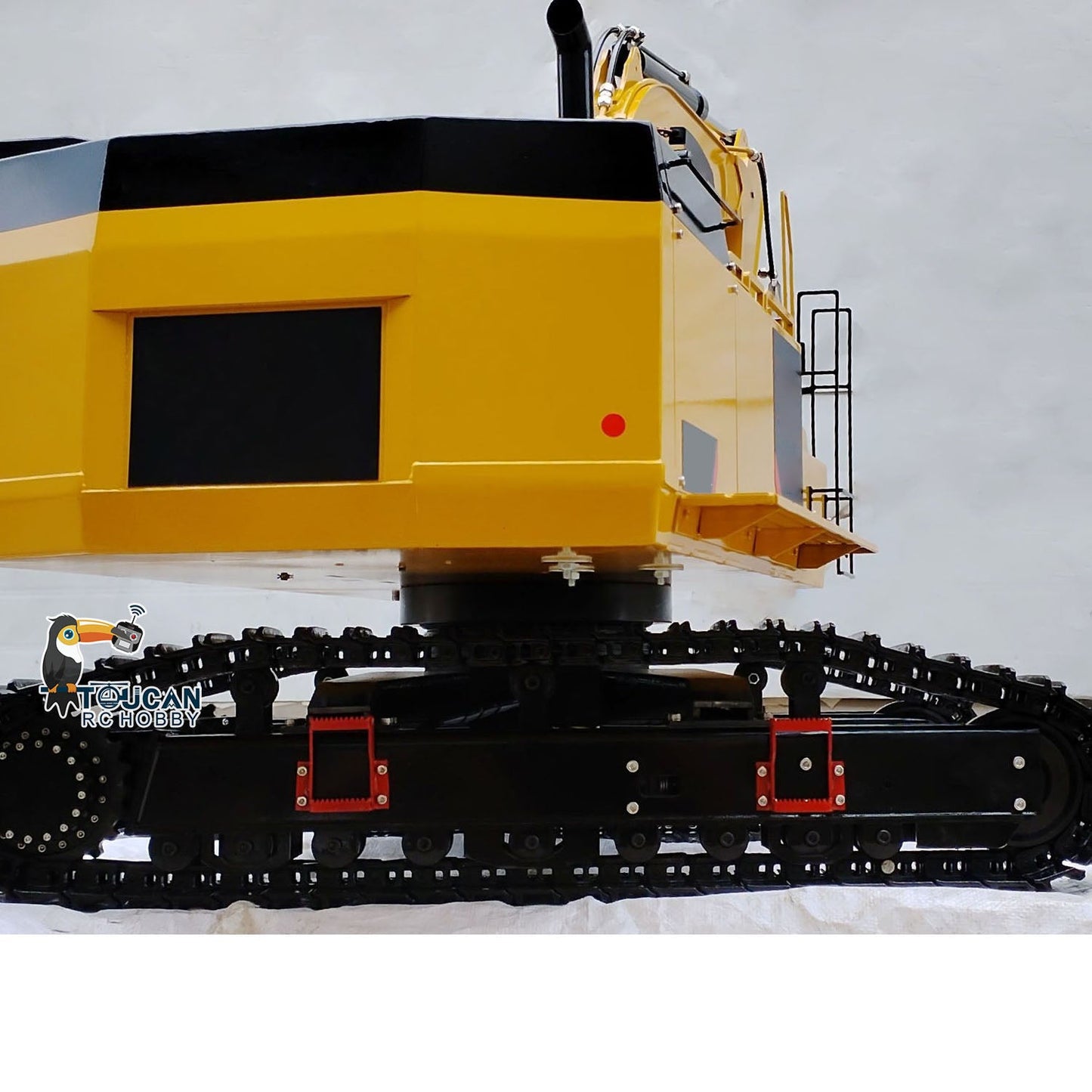 C374 Huge 1/8 RC Hydraulic Excavator 374 Metal Heavy Duty Digger RTR Radio Controlled Construction Vehicles Models Flysky Radio