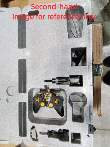 Second Hand US Stock HUINA New Upgrade 580 1/14 Metal Excavator Model Engineering Vehicle Electric Ball Grabber 360 Rotating Shear Claw Sound Lights