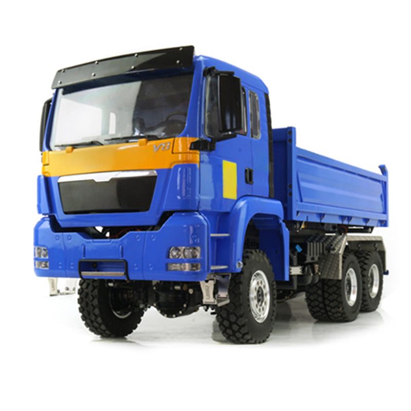 LESU 1/14 TGS Three-way RC Dumper Remote Controlled Truck Hydraulic Hobby Model Lights Sound ESC Cab 3Speed Gearbox