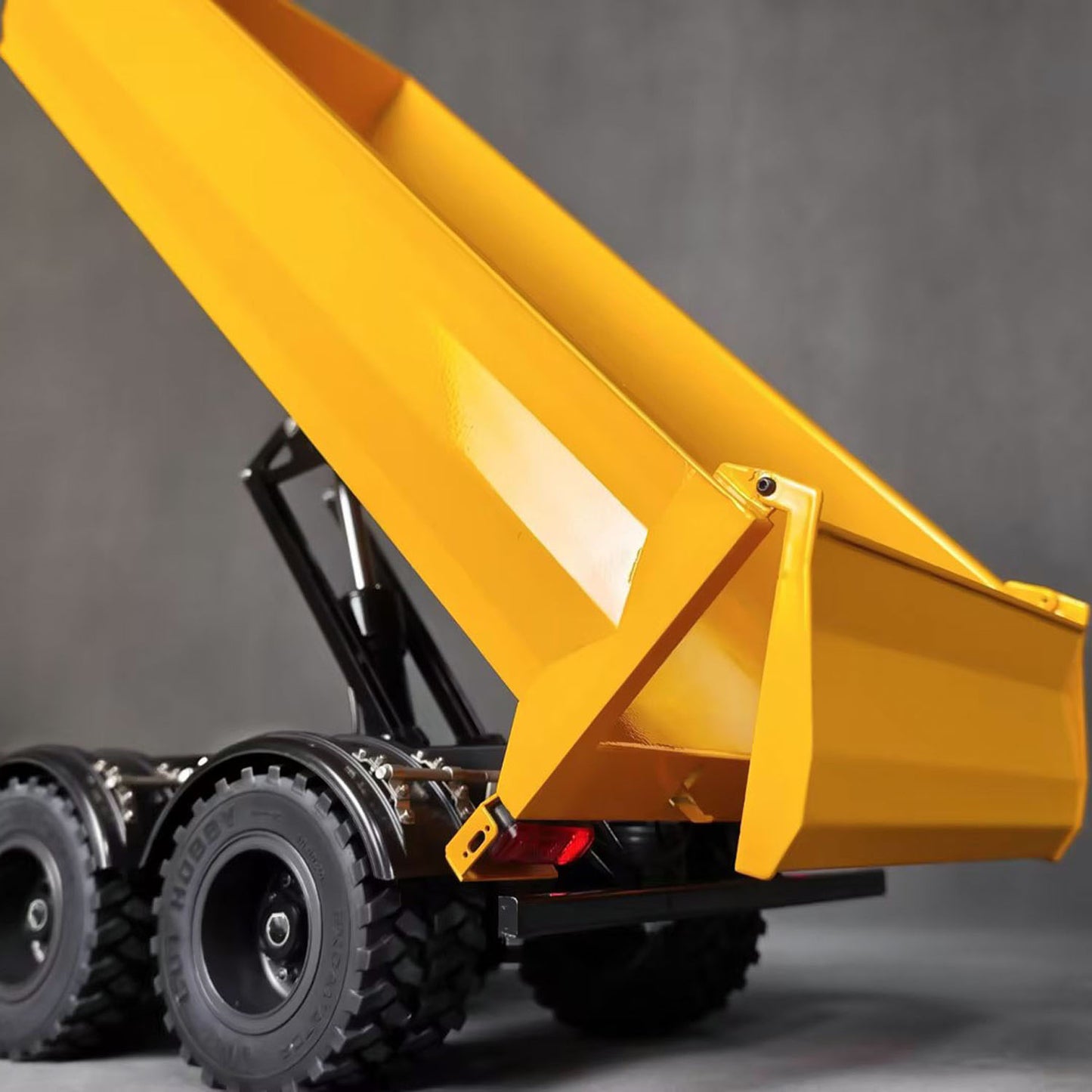 2 Axles 1/14 Metal Dump Trailer Manual Support Legs for 6x6 Remote Control Tractor Truck RC Lorry Hydraulic Crane 4151 AK