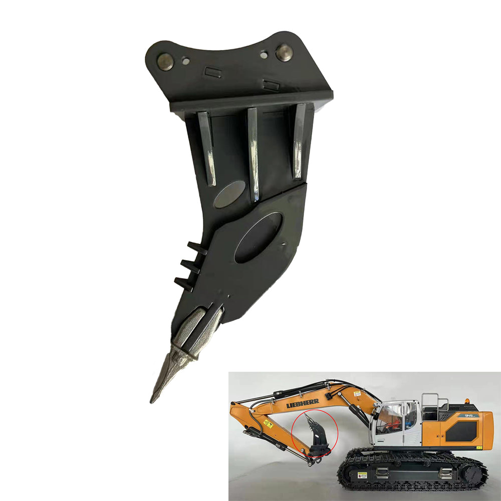 XDRC R945 1/14 RC Hydraulic Excavator RTR Metal Radio Control Construction Vehicle DIY Sieve Bucket Curved Ripper Scarifier Fork