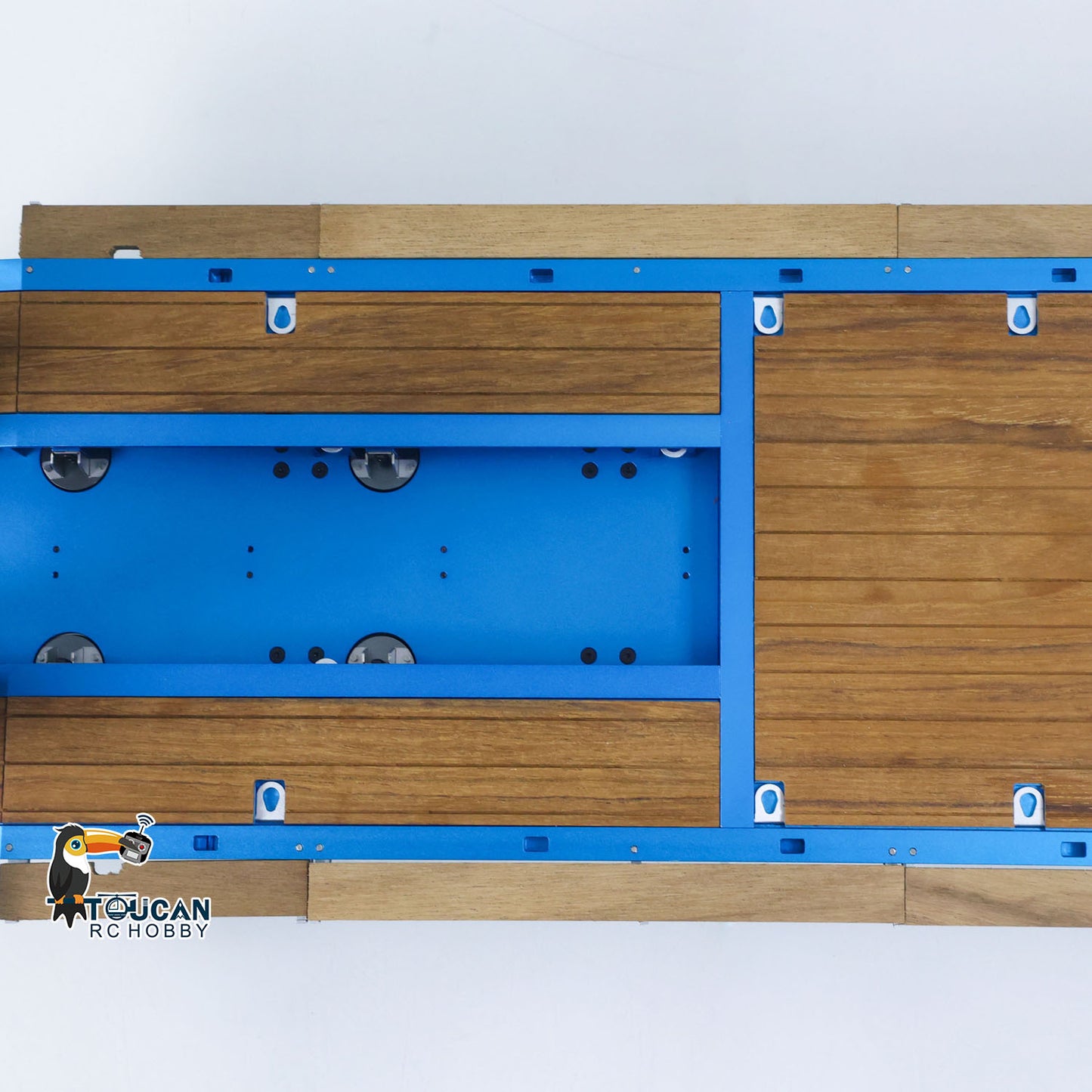 CUT 1/14 Metal RC Hydraulic Low Flatbed Trailer Detailed Construction Finish