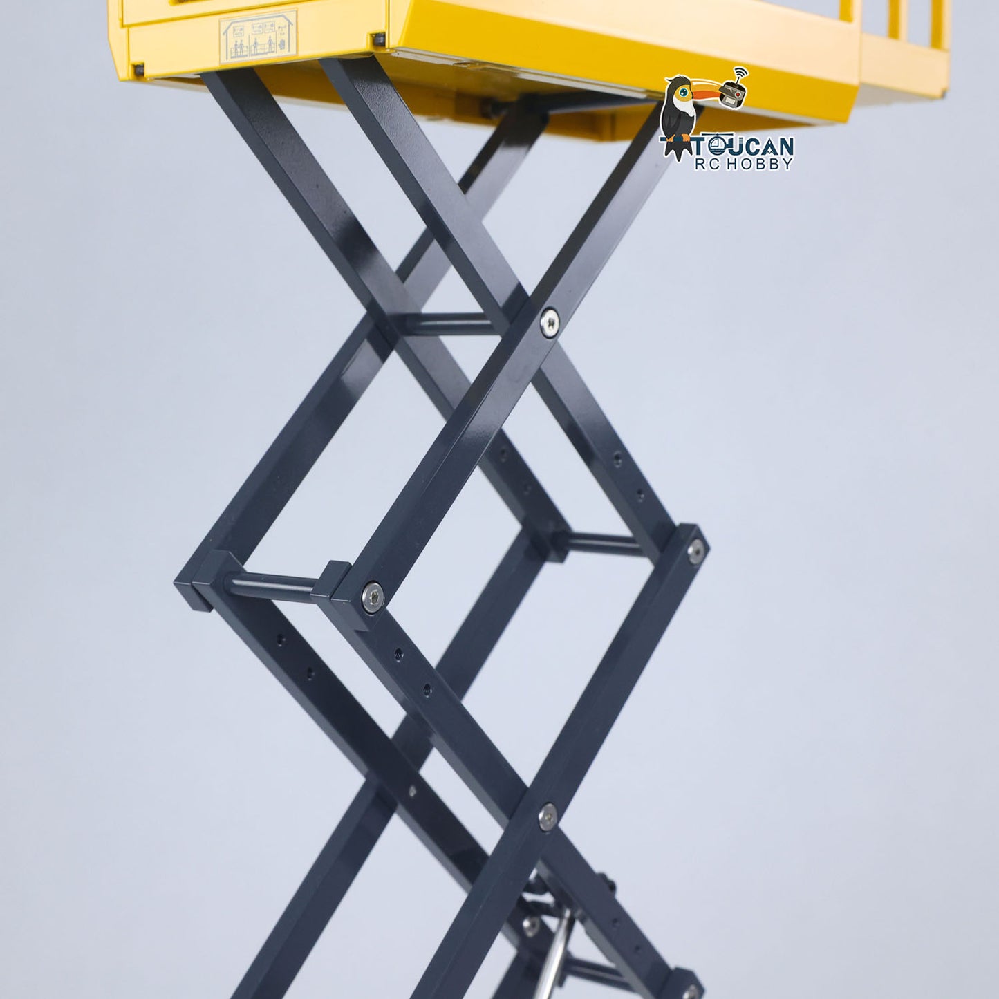 1/14 CUT RC Hydraulic Scissor Lift Aerial Work Platform Frame Mechanical CNC Metal Detail