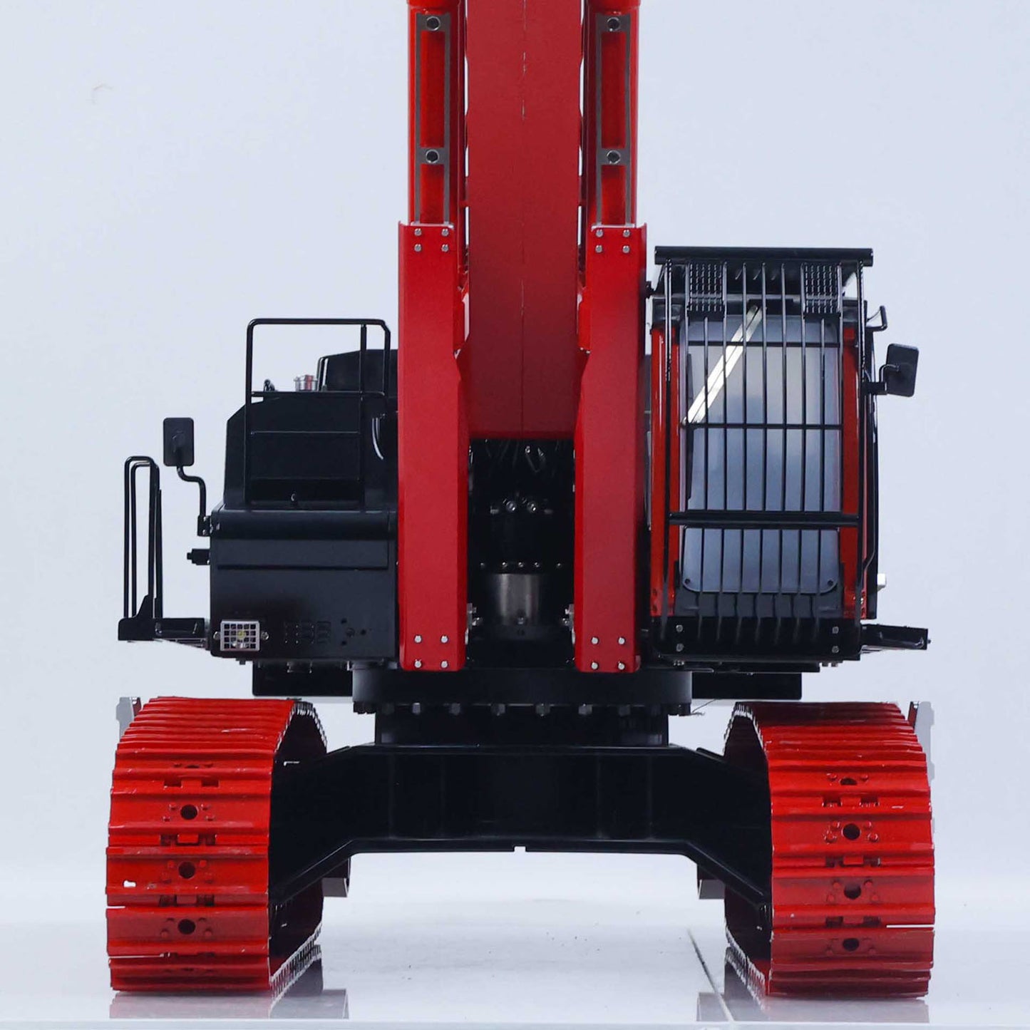 Adjustable Angle Driver Cabin Weight Balance Design Red 1/14 CUT K970-300 RC Hydraulic Excavator