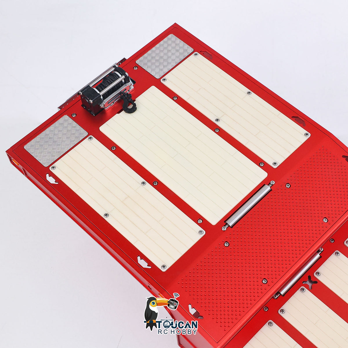 Degree DG-994 1/14 Metal 3-Axle Recovery RC Trailer electric winch for equipment loading and recovery