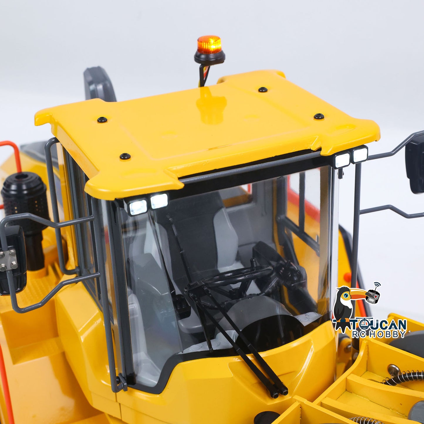 Double E L260H 1/14 RC hydraulic wheel loader cab roof detail