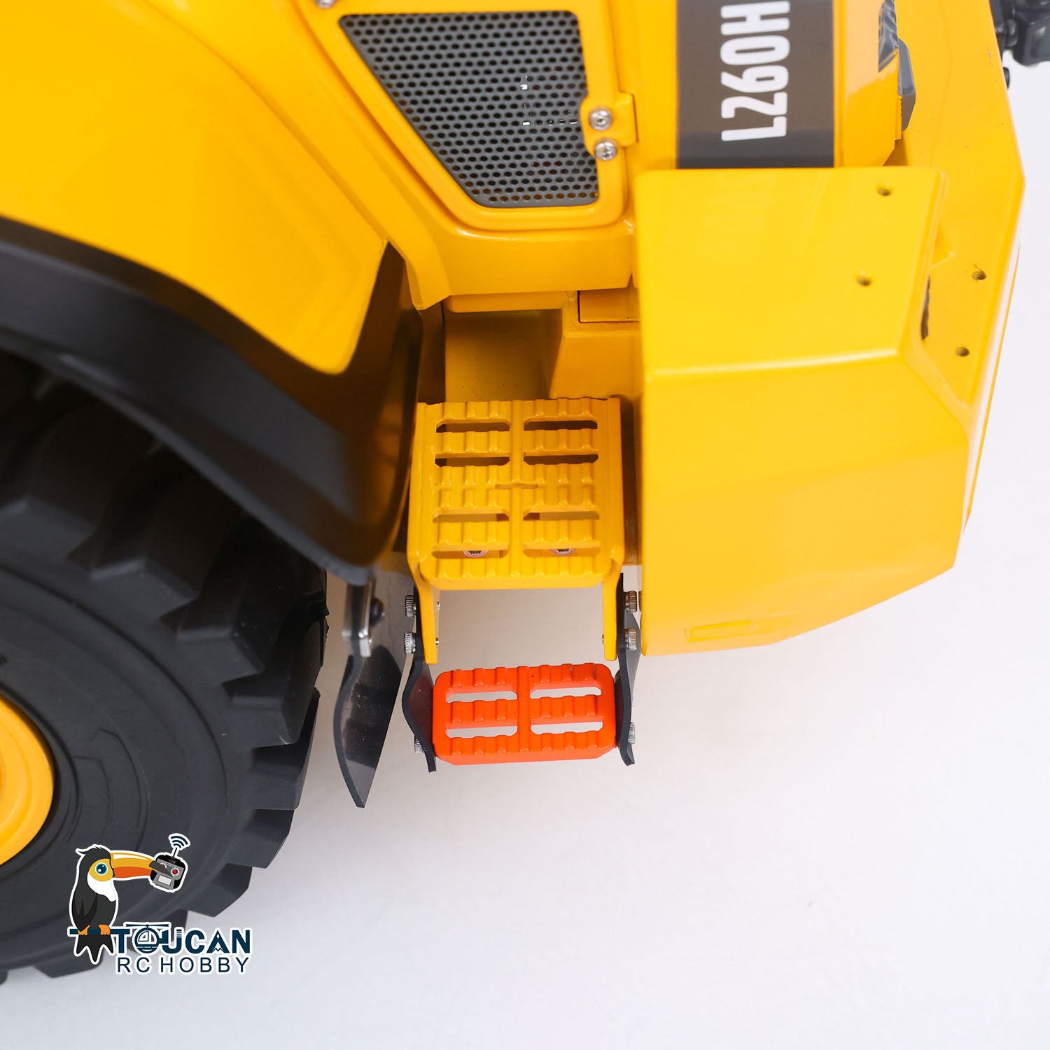 Double E L260H 1/14 RC hydraulic wheel loader ladder detail