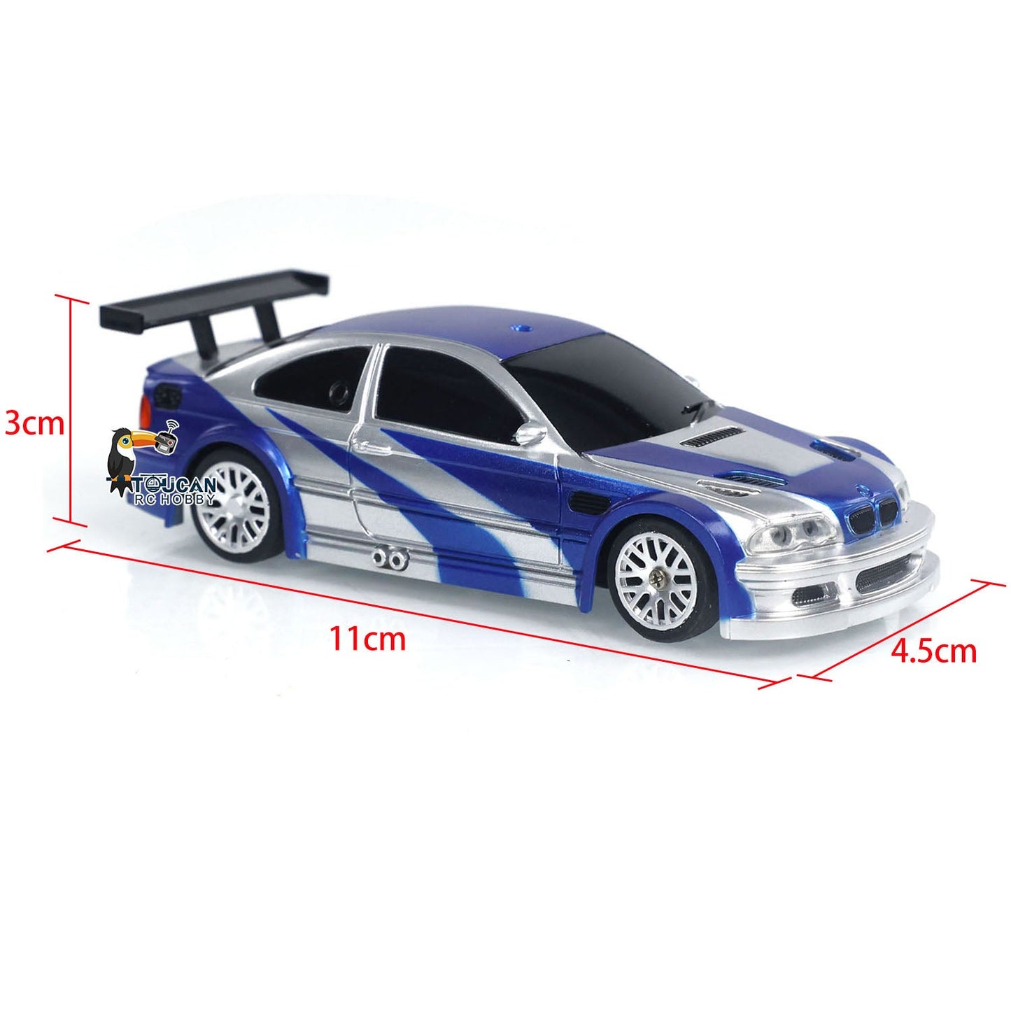 1/43 4WD Scale Ready to Go Plastic RC Race Car Remote Control Drift Car Mini Toy Lights Simulation Model 40G Emulated Car Hobby Models