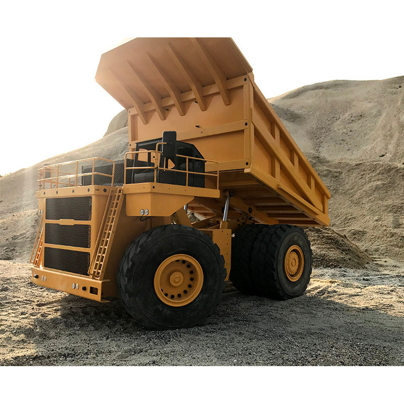 JDMODEL JDM 118F 1/14 Metal RC Hydraulic Mining Dump Truck cylinder detail