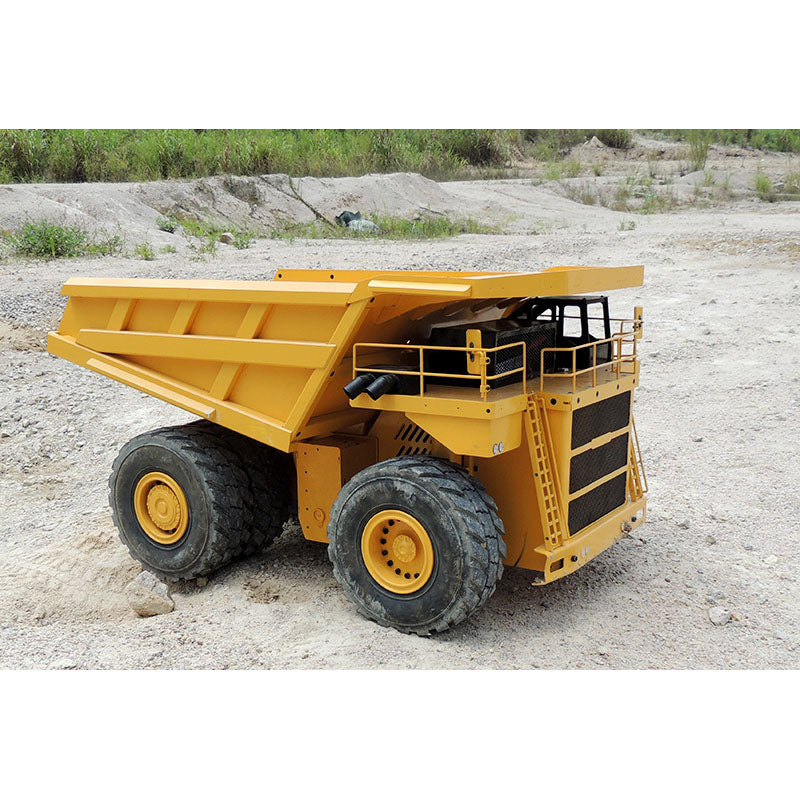 JDMODEL JDM 118F 1/14 Metal RC Hydraulic Mining Dump Truck exhaust pipe detail