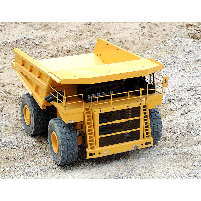 JDMODEL JDM 118F 1/14 Metal RC Hydraulic Mining Dump Truck front detail