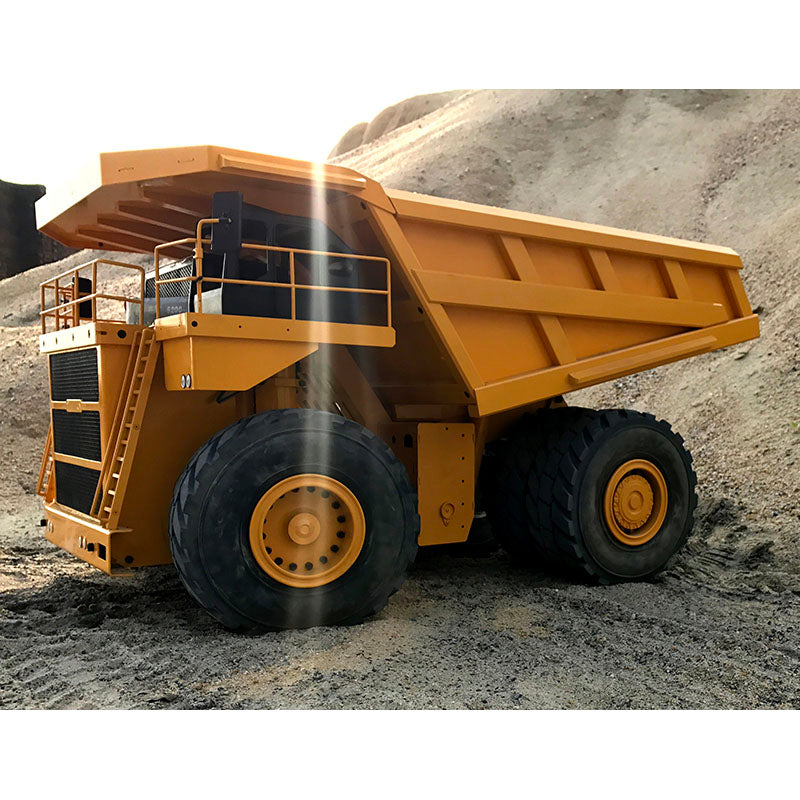JDMODEL JDM 118F 1/14 Metal RC Hydraulic Mining Dumper Truck dump body detail