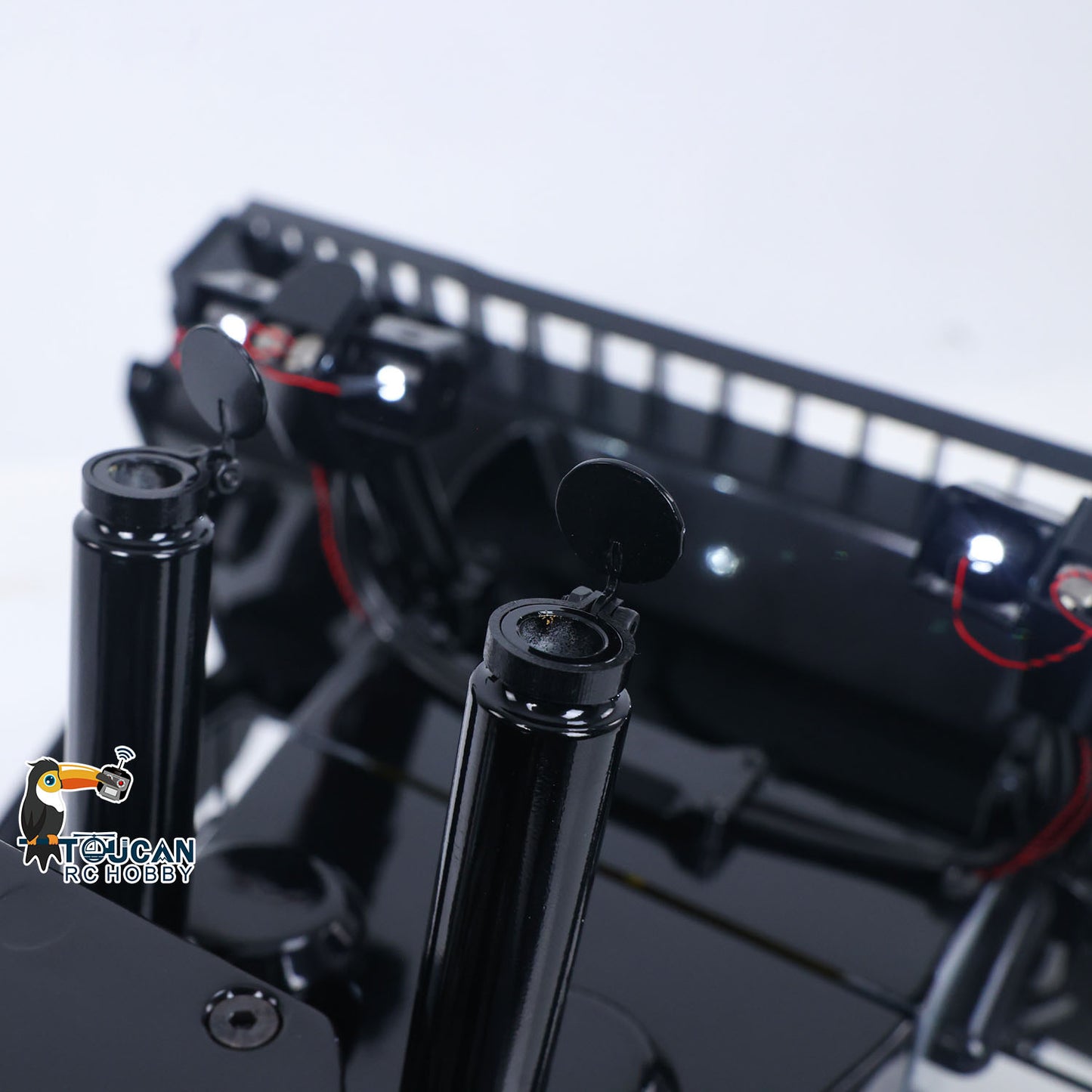 JDM-98 Ultra DXR2 1/14 Metal RC Hydraulic Bulldozer metal component detail