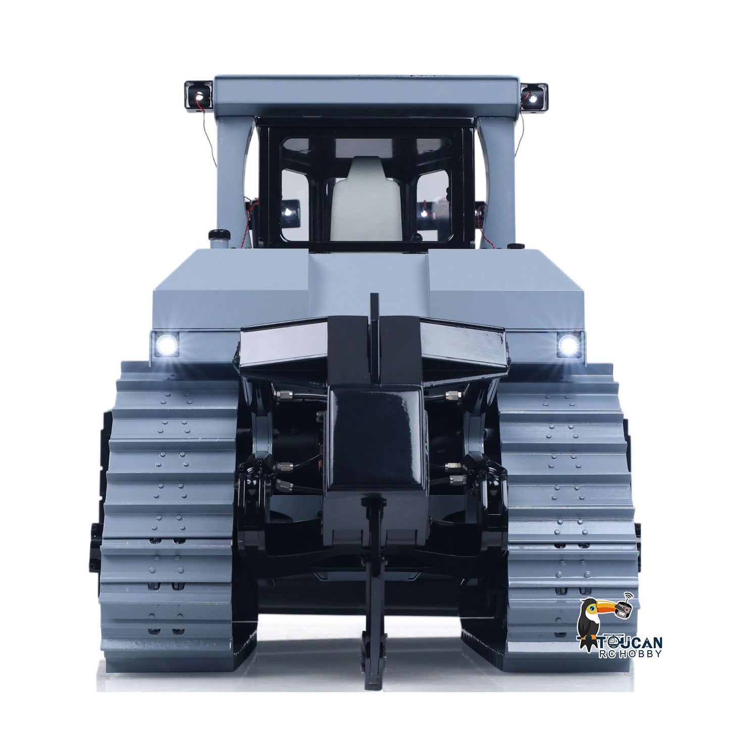 JDM-98 Ultra DXR2 1/14 Metal RC Hydraulic Bulldozer tail light detail